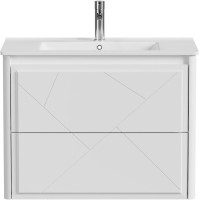 Тумба под раковину без столешницы Allen Brau Paris 80 матовый белый