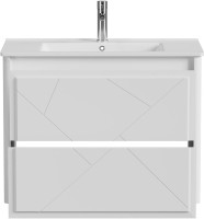 Тумба под раковину без столешницы Allen Brau Paris 80 матовый белый