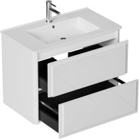 Тумба под раковину без столешницы Allen Brau Paris 80 матовый белый