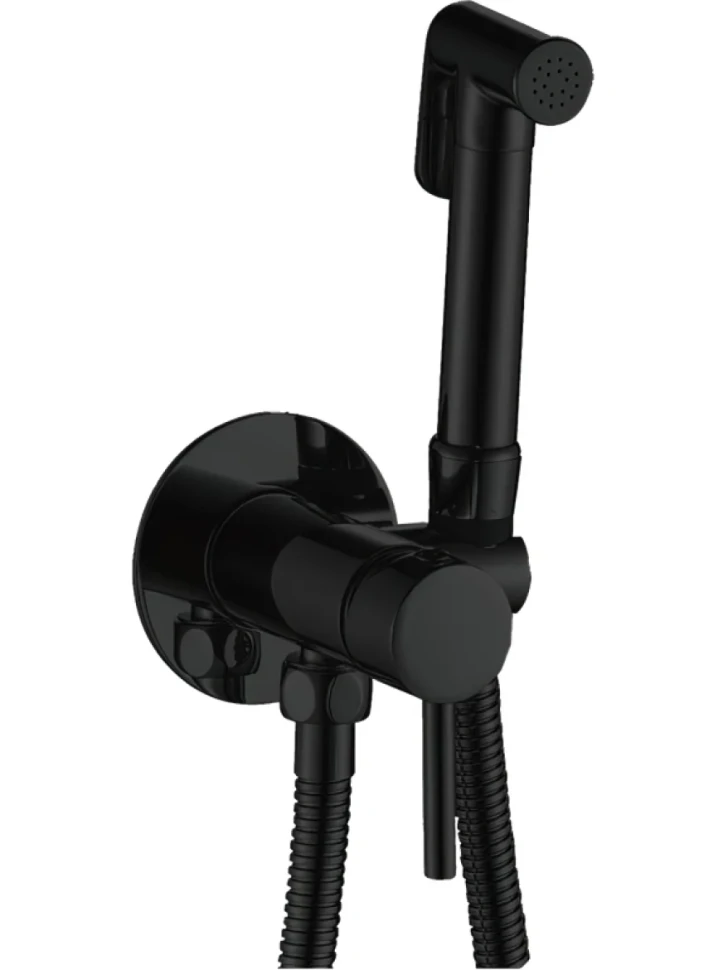 Гигиенический душ Haiba HB5511-7 со смесителем, черный
