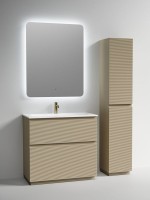 Мебель для ванной комнаты Sancos Folk Floor 90 напольная, капучино, раковина CN7019