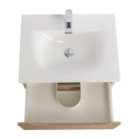 Тумба с раковиной BelBagno Marino-cer-n 70 подвесная, rovere bianco