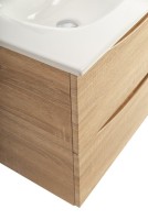 Тумба с раковиной BelBagno Marino-cer-n 70 подвесная, rovere bianco