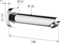 Излив Remer 91M для ванны