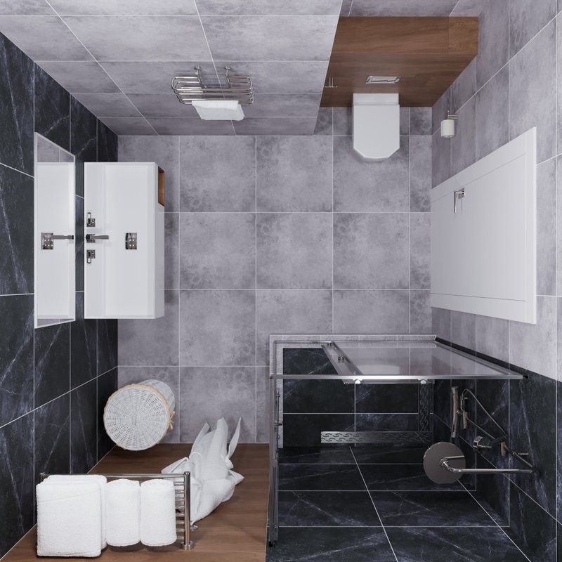 Душевой уголок Triton Вента Хром Щ0000074409 120х90, стекло прозрачное, профиль глянцевый хром