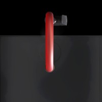 Смеситель для кухни AM.PM Like F8007828 с гибким изливом, красный