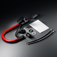 Смеситель для кухни AM.PM Like F8007828 с гибким изливом, красный