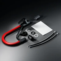 Смеситель для кухни AM.PM Like F8007828 с гибким изливом, красный