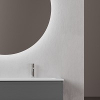 Тумба с раковиной Sancos Folk 120 на двоих, grey soft