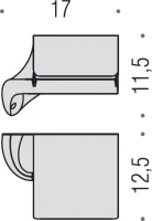 Набор Держатель Colombo Design Link В2491.000 + Ершик B2406.000
