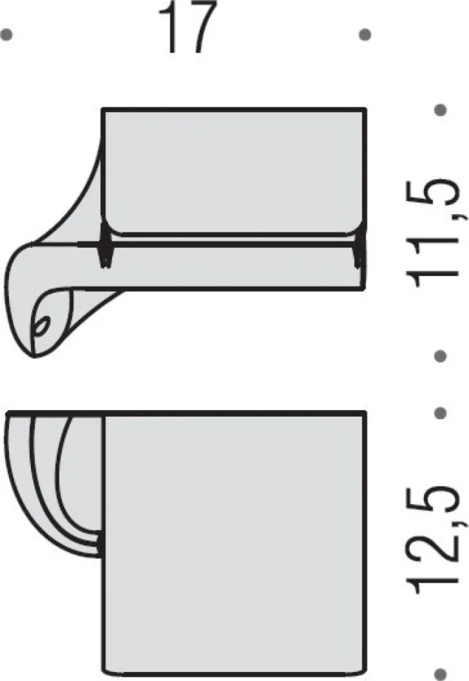 Набор Держатель Colombo Design Link В2491.000 + Ершик B2406.000