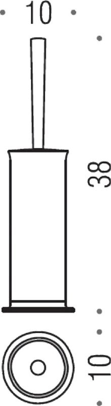 Набор Держатель Colombo Design Link В2491.000 + Ершик B2406.000