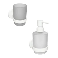Набор Стакан Bemeta White 104110014 + Дозатор 104109104 Набор Стакан Bemeta White 104110014 + Дозатор 104109104