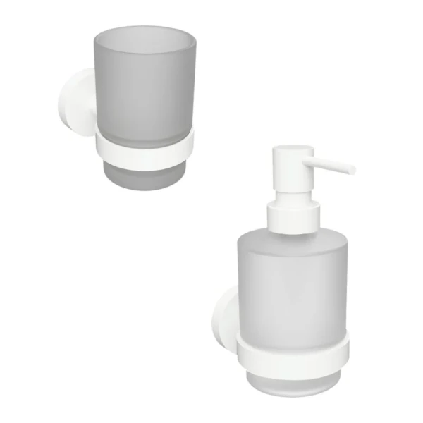 Набор Стакан Bemeta White 104110014 + Дозатор 104109104