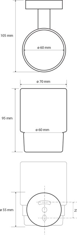 Набор Стакан Bemeta White 104110014 + Дозатор 104109104