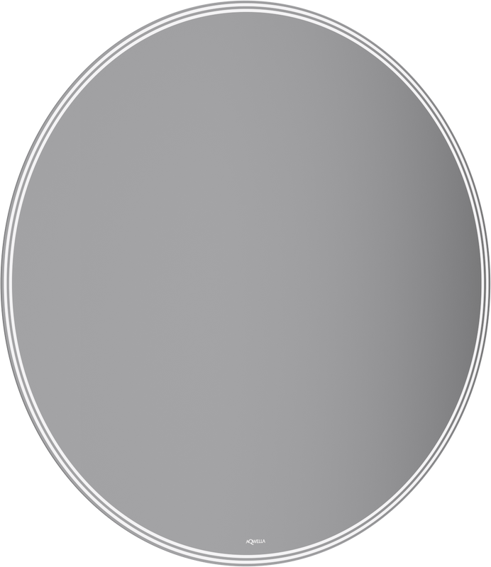 Зеркало круглое Aqwella Moon MOON0210CH 100 с подсветкой, с подогревом