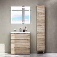 Мебель для ванной комнаты AM.PM Gem S 75 напольная, светлый дуб