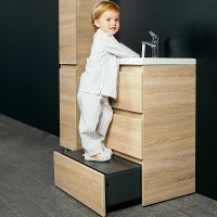 Мебель для ванной комнаты AM.PM Gem S 75 напольная, светлый дуб