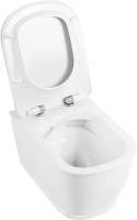 Комплект Унитаз подвесной BelBagno Prado BB10150CH безободковый + Крышка BB10150SC с микролифтом, петли хром + Инсталляция Geberit Duofix UP 320 111.300.00.5 + Кнопка Sigma 01 115.770.21.5 хром + Крепления 111.815.00.1 к стене + Звукоизоляция