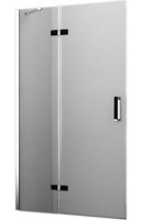 Душевая дверь в нишу Wasserkraft Aller 10H05LB black matt, 120 см
