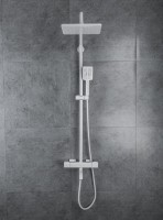 Душевая стойка Gappo G91 G2491-8 с термостатом, белая