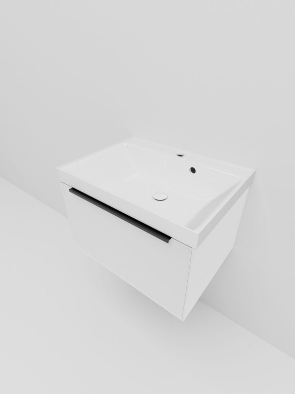 Тумба под раковину La Fenice SIMPLA Bianco белая 60 см