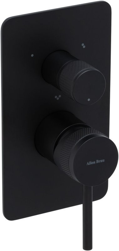 Встраиваемый смеситель для душа и ванны Allen Brau Priority 5.31A11-31 С ВНУТРЕННЕЙ ЧАСТЬЮ, матовый черный