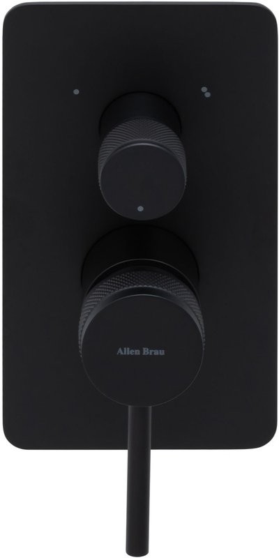 Встраиваемый смеситель для душа и ванны Allen Brau Priority 5.31A11-31 С ВНУТРЕННЕЙ ЧАСТЬЮ, матовый черный