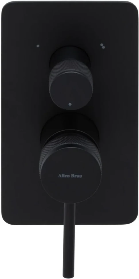 Встраиваемый смеситель для душа и ванны Allen Brau Priority 5.31A11-31 С ВНУТРЕННЕЙ ЧАСТЬЮ, матовый черный