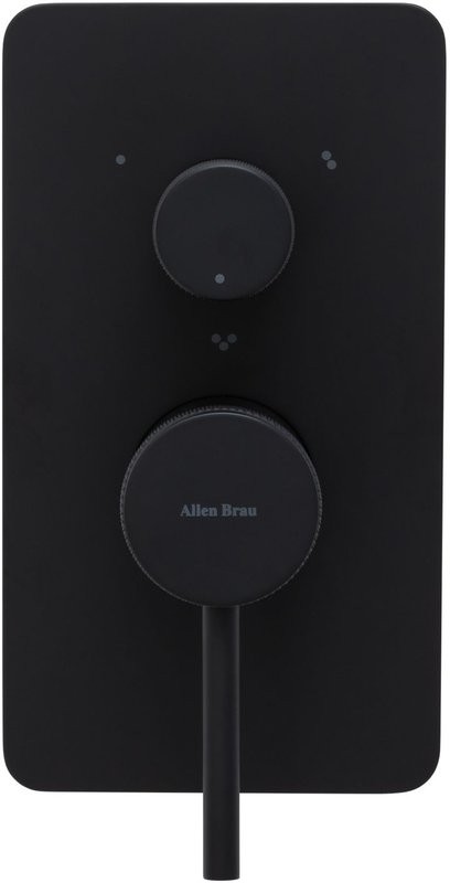 Встраиваемый смеситель для душа и ванны Allen Brau Priority 5.31A11-31 С ВНУТРЕННЕЙ ЧАСТЬЮ, матовый черный