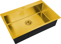 Комплект Мойка Zorg Steel Hummer SH 7551 BRONZE + Измельчитель Inox D