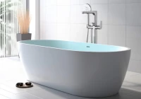 Напольный смеситель для ванны с душем AQUATEK Бетта AQ1145CR С ВНУТРЕННЕЙ ЧАСТЬЮ, хром