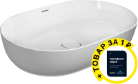 Накладная раковина Duravit Luv Luv 0379600000 60см + сертификат Duravit на установку сантехники