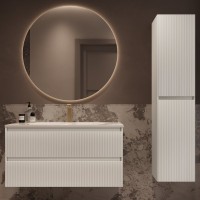 Тумба под раковину без столешницы Vincea Welle 100 m.white soft-touch