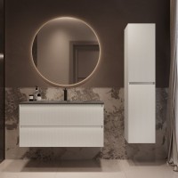 Тумба под раковину без столешницы Vincea Welle 100 m.white soft-touch