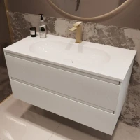 Тумба под раковину без столешницы Vincea Welle 100 m.white soft-touch