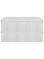 Тумба под раковину без столешницы Vincea Welle 100 m.white soft-touch