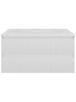 Тумба под раковину без столешницы Vincea Welle 100 m.white soft-touch
