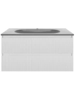 Тумба под раковину без столешницы Vincea Welle 100 m.white soft-touch
