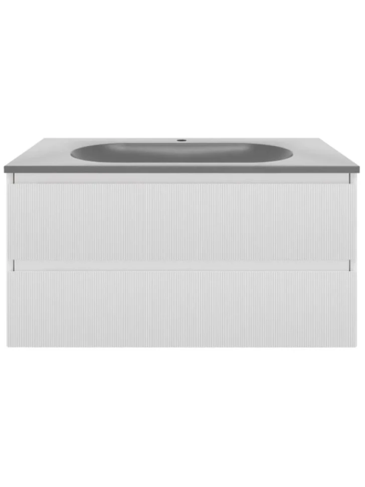 Тумба под раковину без столешницы Vincea Welle 100 m.white soft-touch