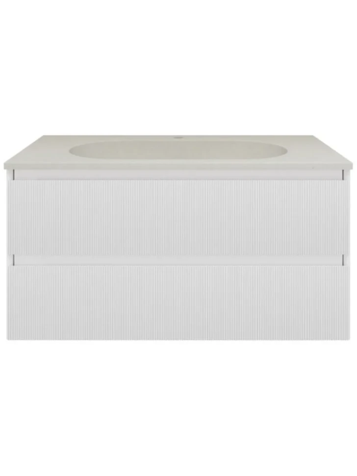 Тумба под раковину без столешницы Vincea Welle 100 m.white soft-touch