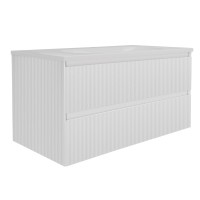 Тумба под раковину без столешницы Vincea Welle 100 m.white soft-touch