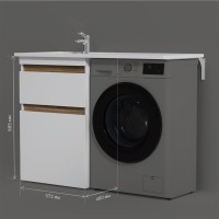 Тумба под раковину без столешницы AM.PM X-Joy 60, под стиральную машину