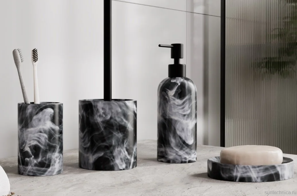 Стакан для зубных щеток Wasserkraft Neime K-1928 рисунок