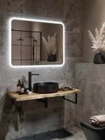 Зеркало Alavann Anna 100x80 с подсветкой