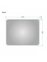 Зеркало Alavann Anna 100x80 с подсветкой