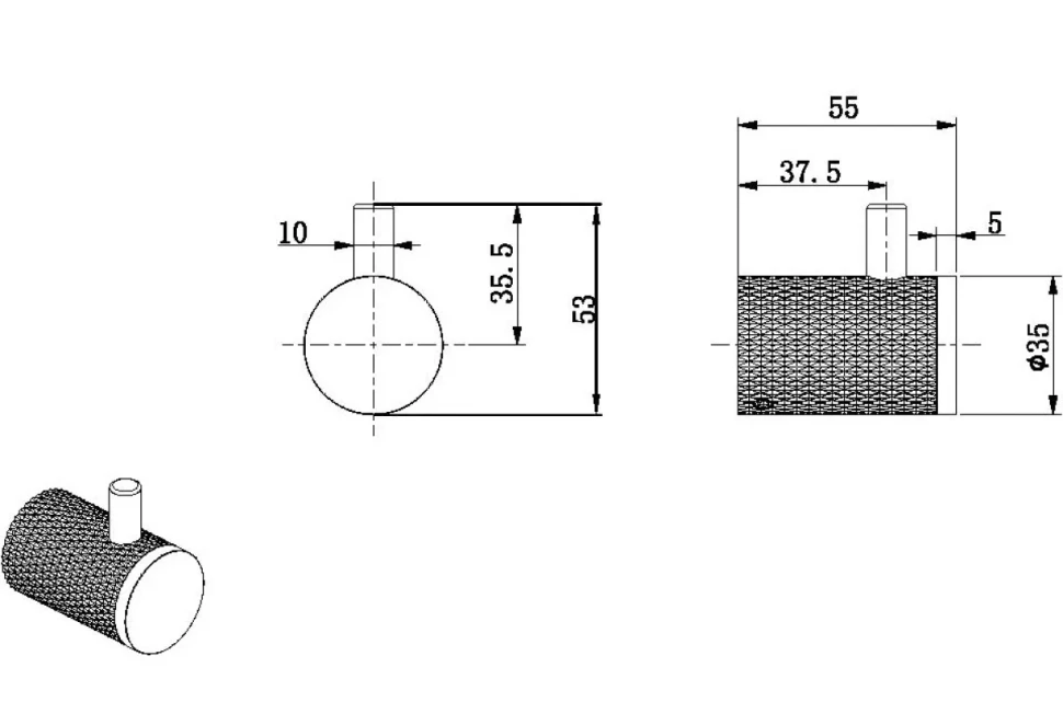 Крючок Allen Brau Priority 6.31C01-00 хром, на шурупах