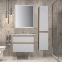 Мебель для ванной комнаты ASB-Mebel Диана 75 белый глянец