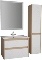 Мебель для ванной комнаты ASB-Mebel Диана 75 белый глянец