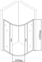 Душевой уголок Aquanet SE-900Q-Short 90х90х160 Душевой уголок Aquanet SE-900Q-Short 90х90х160